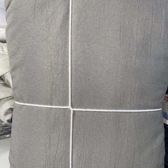 Swift Home Microfiber Washed Crinkle Duvet Cover Set, Brown - Picture 4 of 6